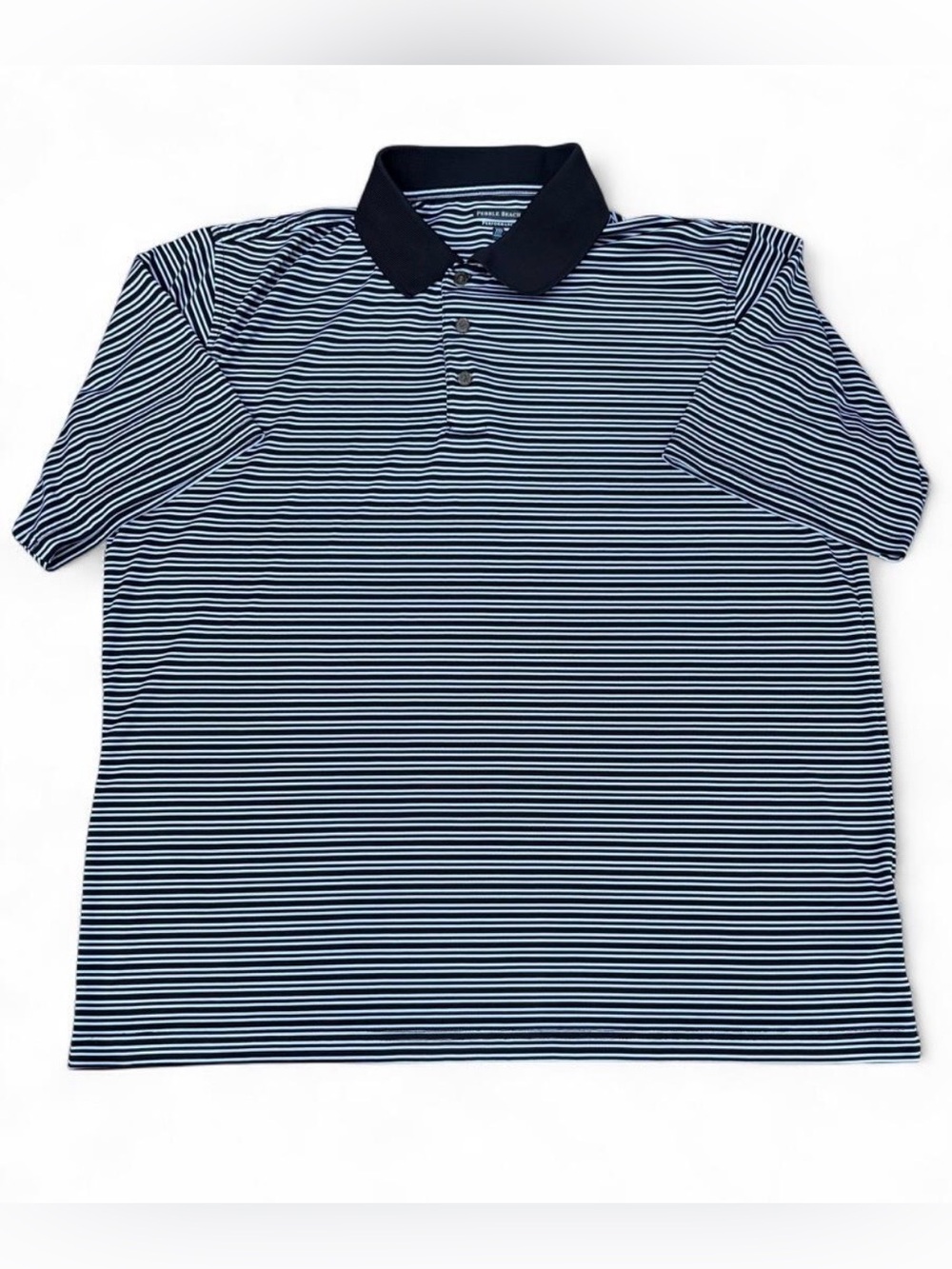 Pebble Beach Men’s XL Short Sleeve Performance Golf Polo Shirt